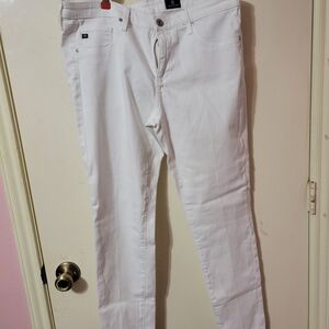 AG Adriano Goldschmied Women's Crisp White Skinny Jeans